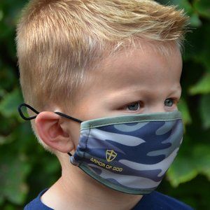 NEW! Faith Mask - Camo / Kids